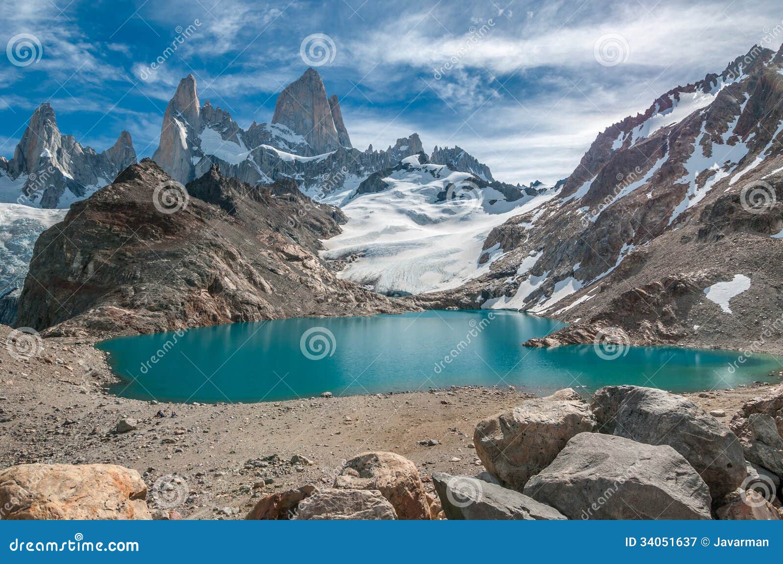 fitz roy mountain and laguna de los tres, patagonia, argentina