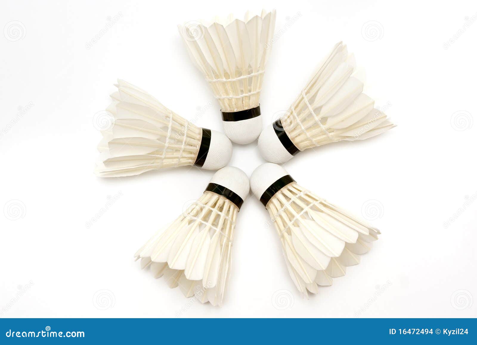 Five Badminton Shuttlecocks Stock Photo Image of hobbies, lifestyle