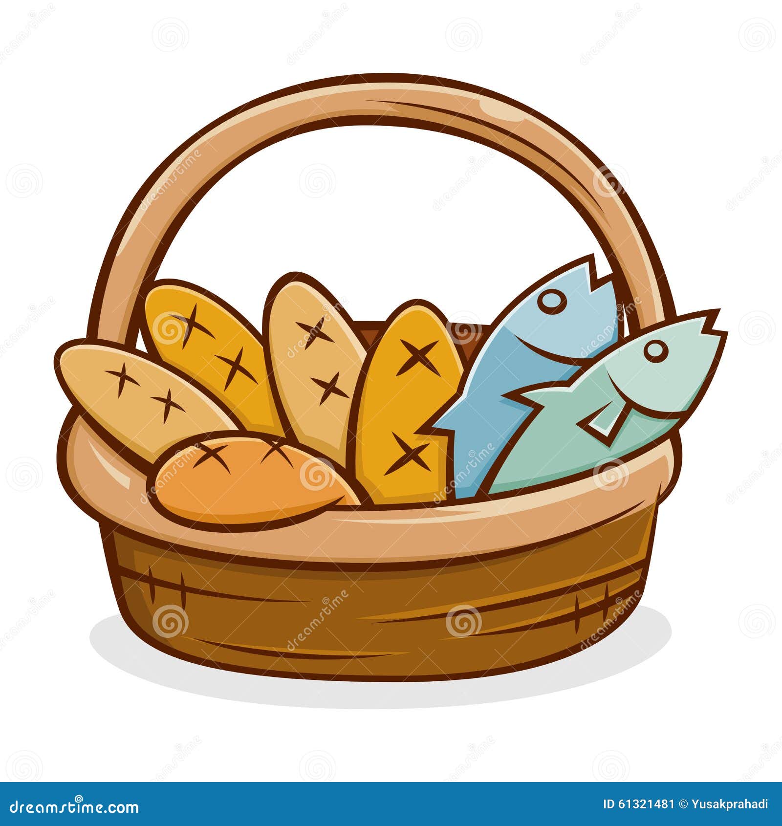 clipart loaves fishes