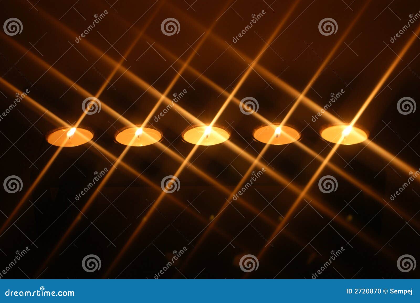 Five candle stock photo. Image of graceful, atmosphere 2720870