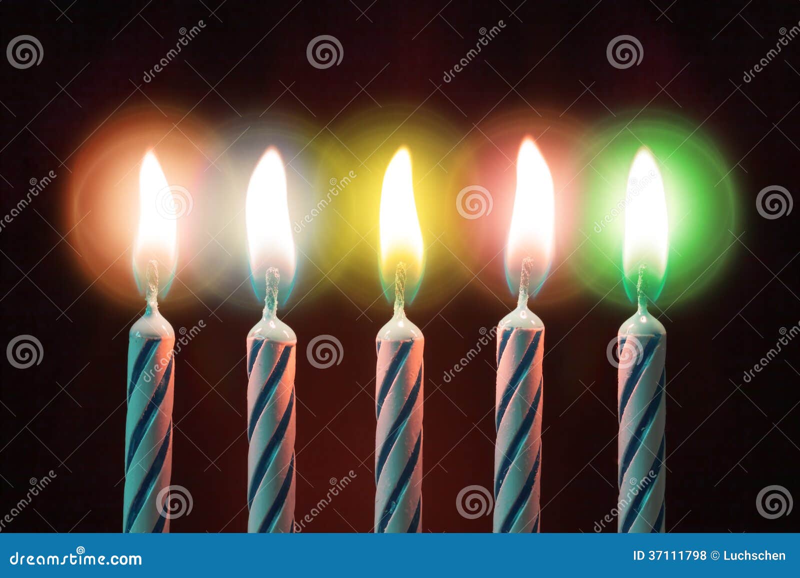 Five candles on birthday stock photo. Image of sweet 37111798