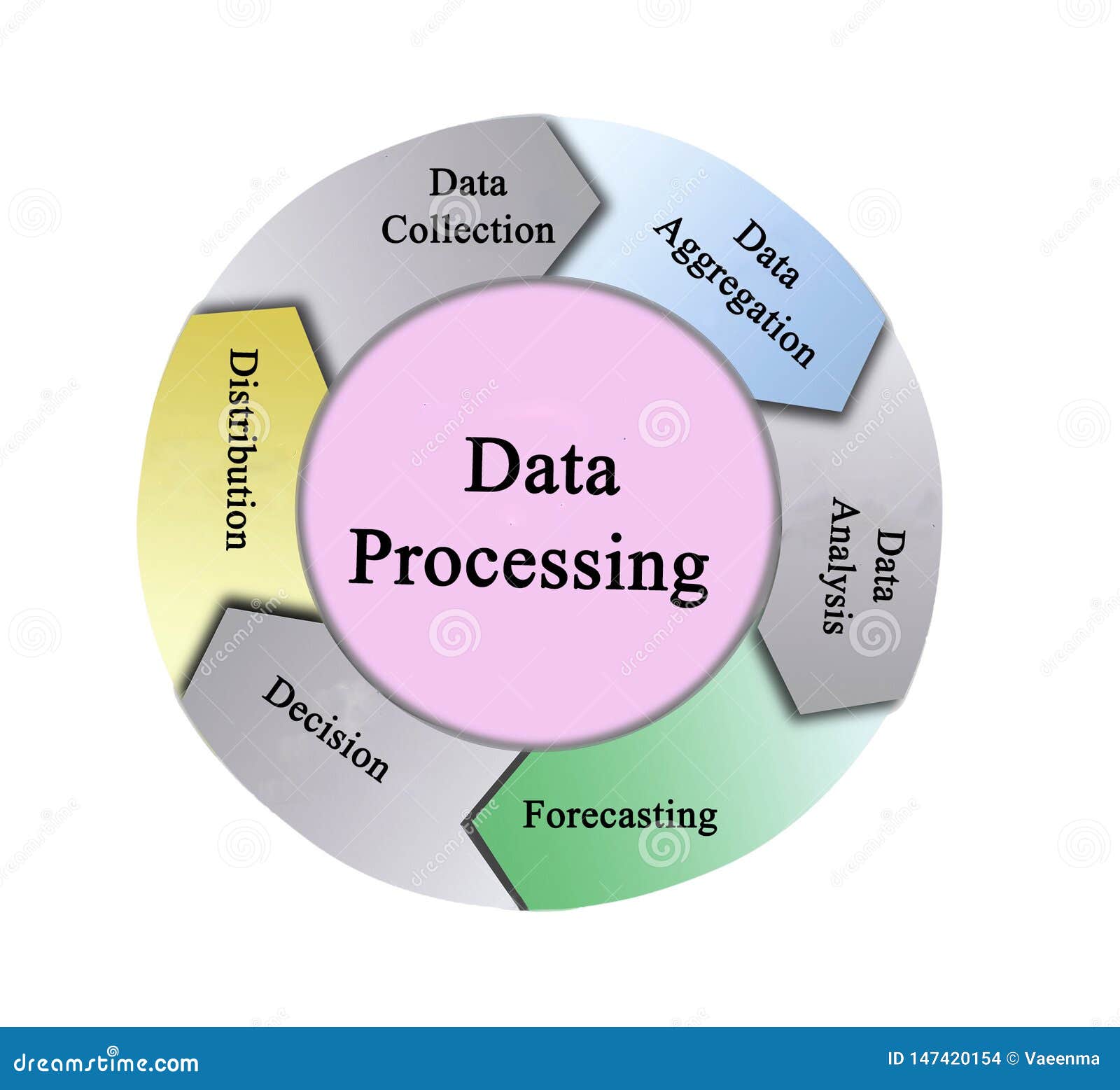 diagrammatic representation of data processing