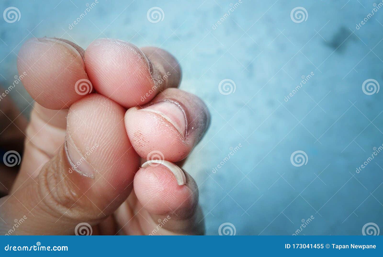 Five Finger Together Bunch Close Up, Connected All Fingers with Each