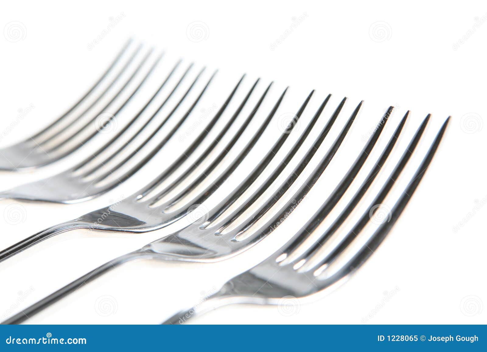 Five Forks stock image. Image of prongs, dine, silver 1228065
