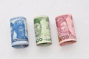 New Nigerian Currency Stock Photo Image Of Pattern 268746600