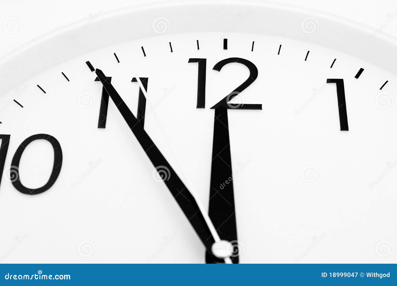 Five minutes to twelve stock image. Image of late, horizontal 18999047
