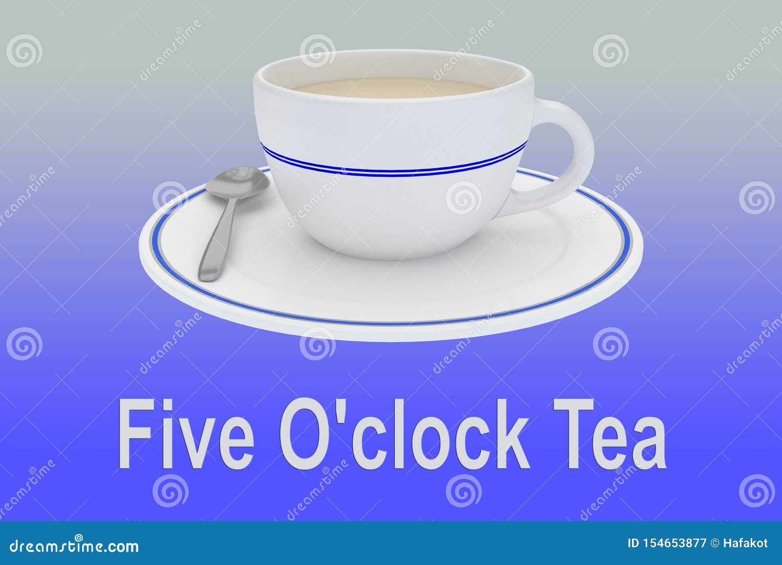Five O clock Tea concept stock illustration. Illustration of porcelain