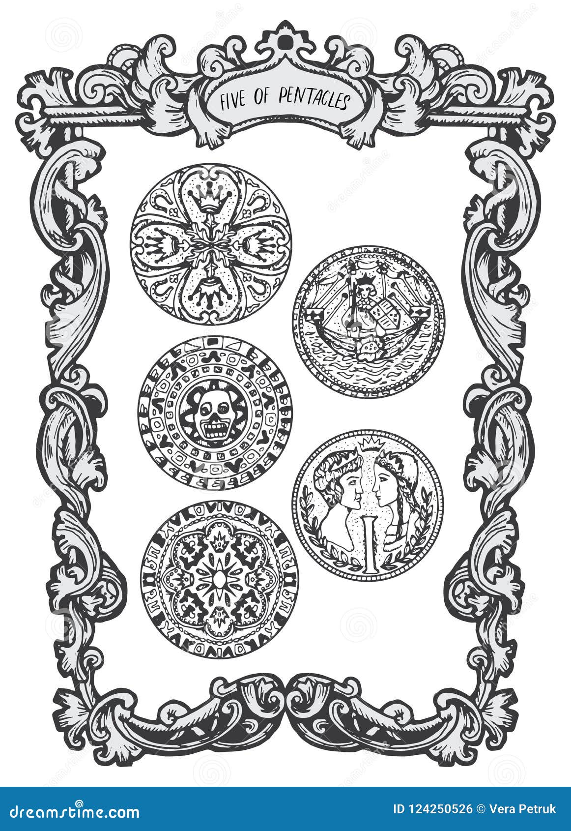 tarot card five of pentacles tarot card five of pentacles