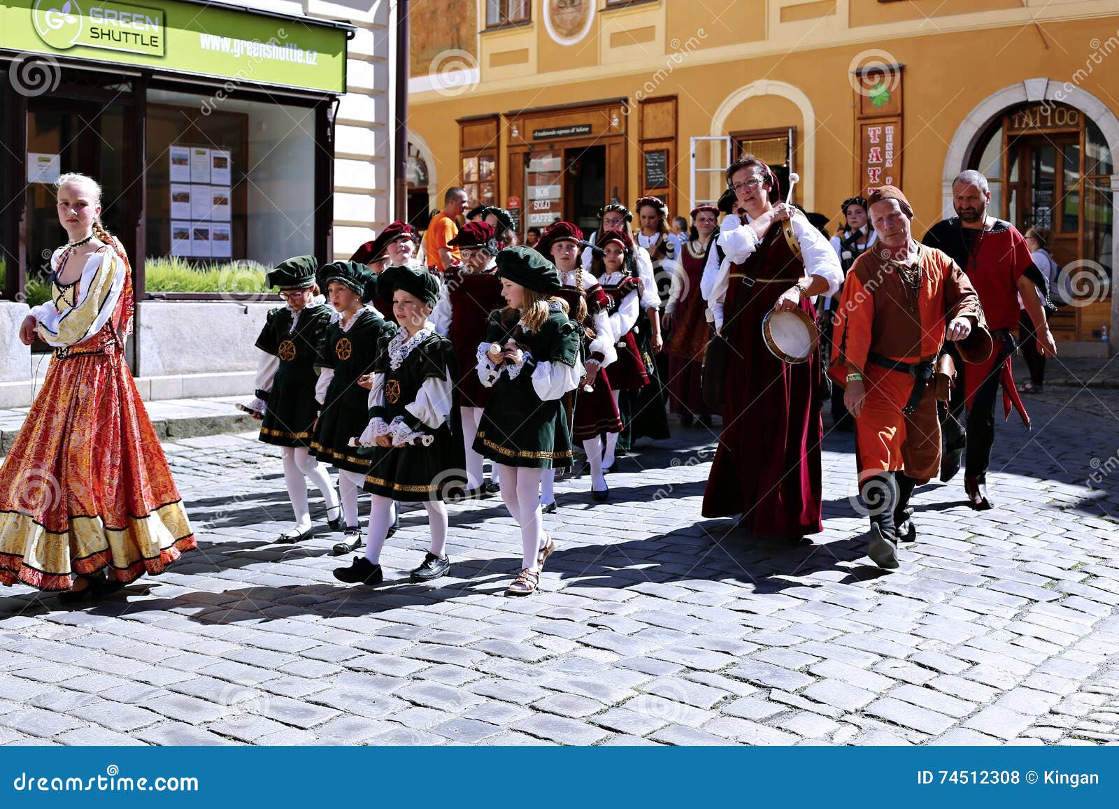 Five-petalled Rose Festival in Cesky Krumlov in the Czech Republic ...