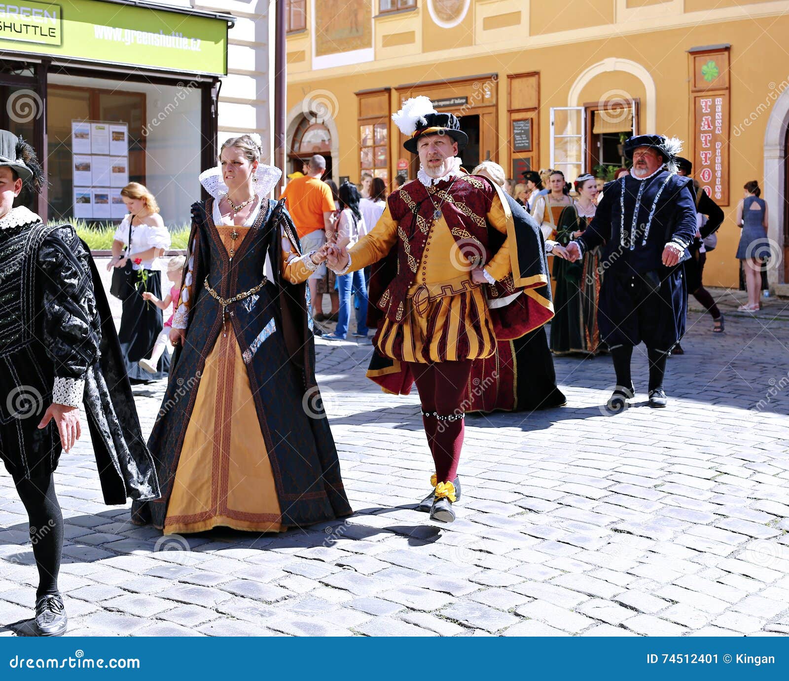 Five-petalled Rose Festival in Cesky Krumlov in the Czech Republic ...