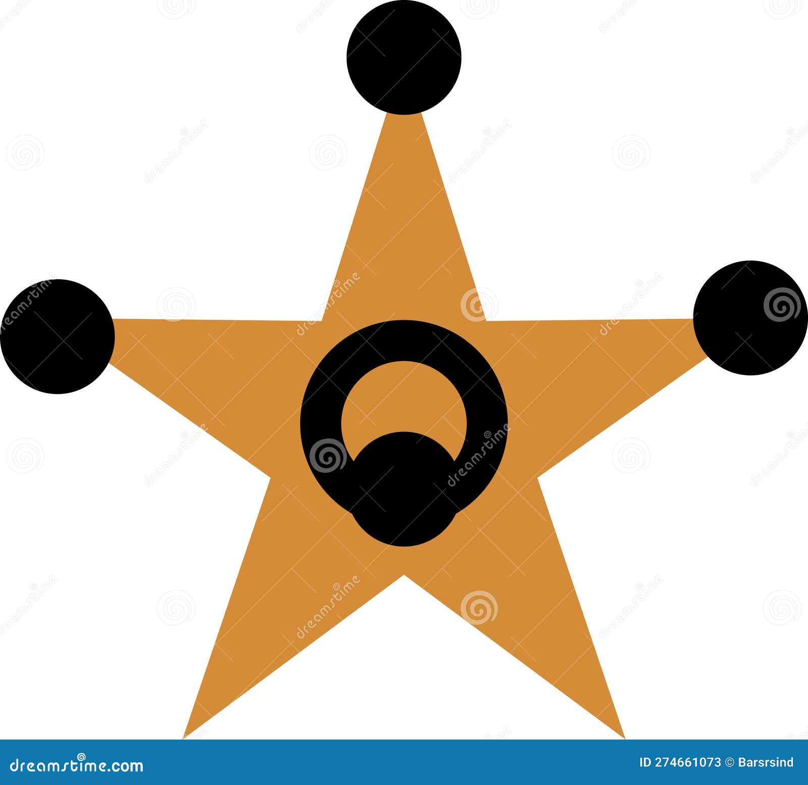 5 point star symbol