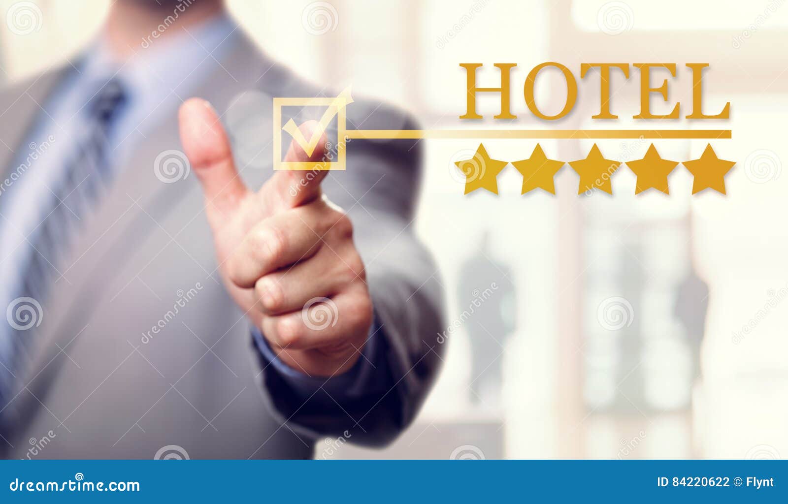 Five Stars Luxury Hotel and Service Stock Photo Image