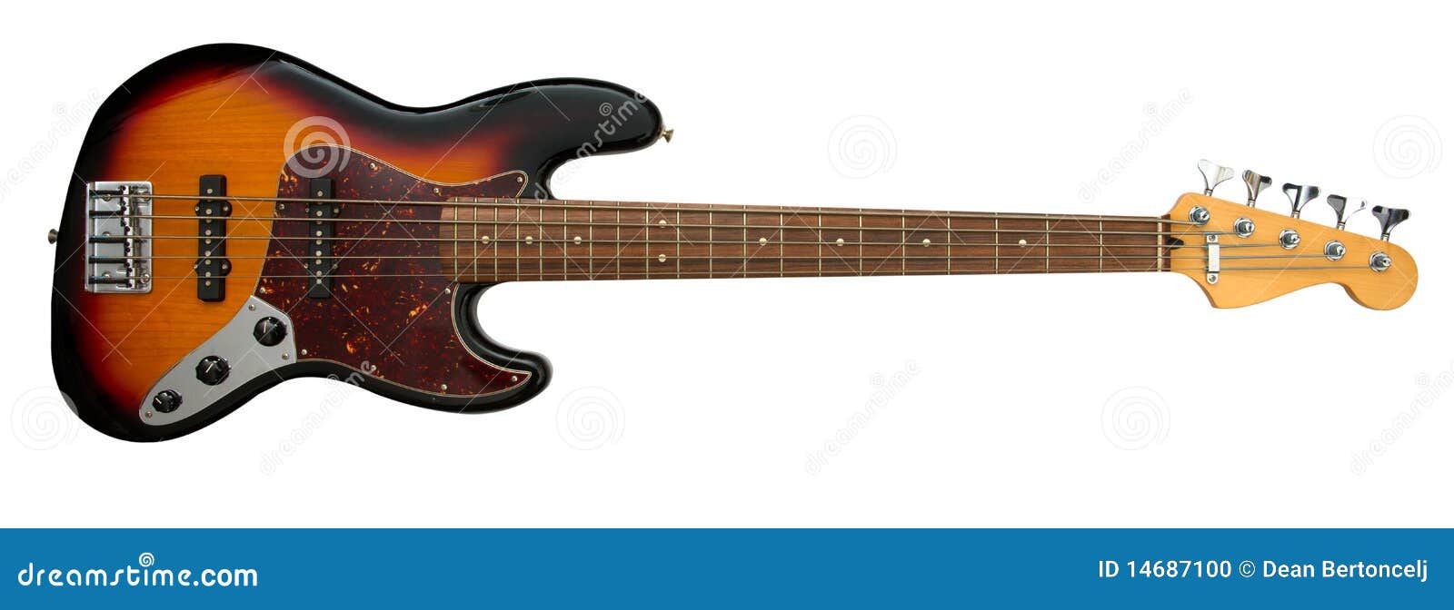 Five string bass guitar stock photo. Image of reggae 14687100