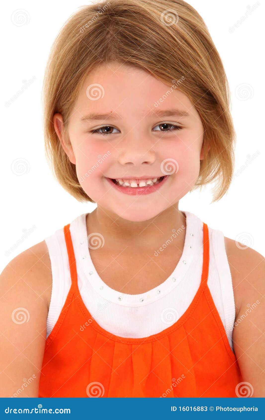 Cute Five Year Old Girl Wearing Stock Photo 12341140