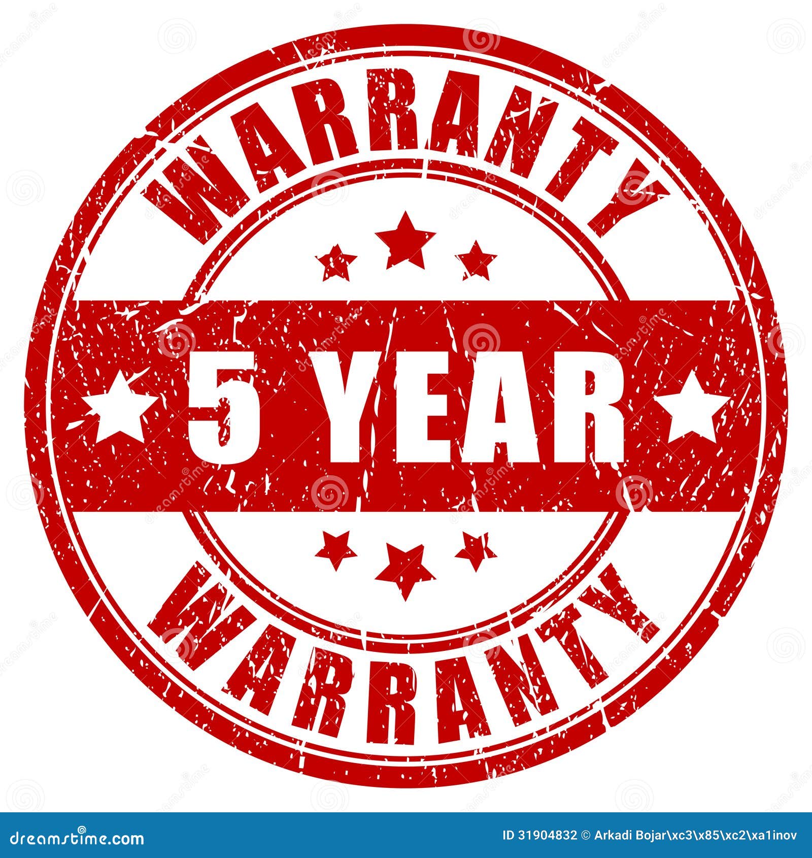 Five Year Warranty Stock Photography Image 31904832