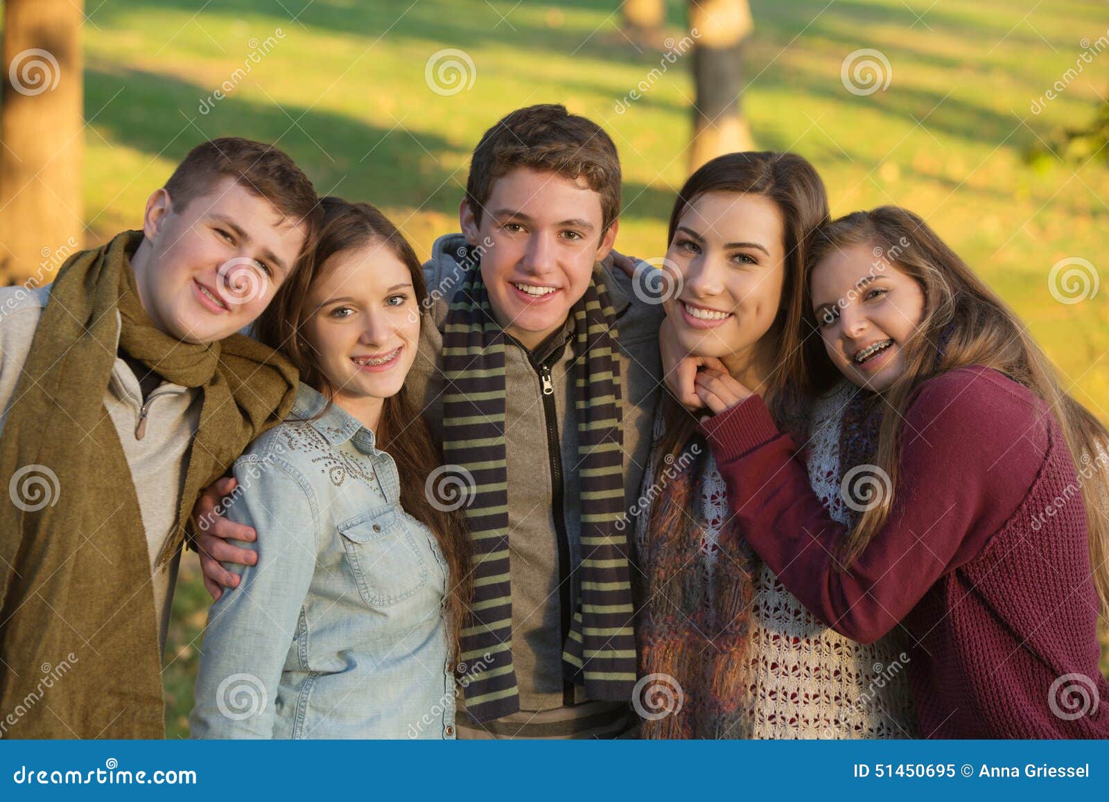 Five Youth Outdoors stock image. Image of european, autumn 51450695