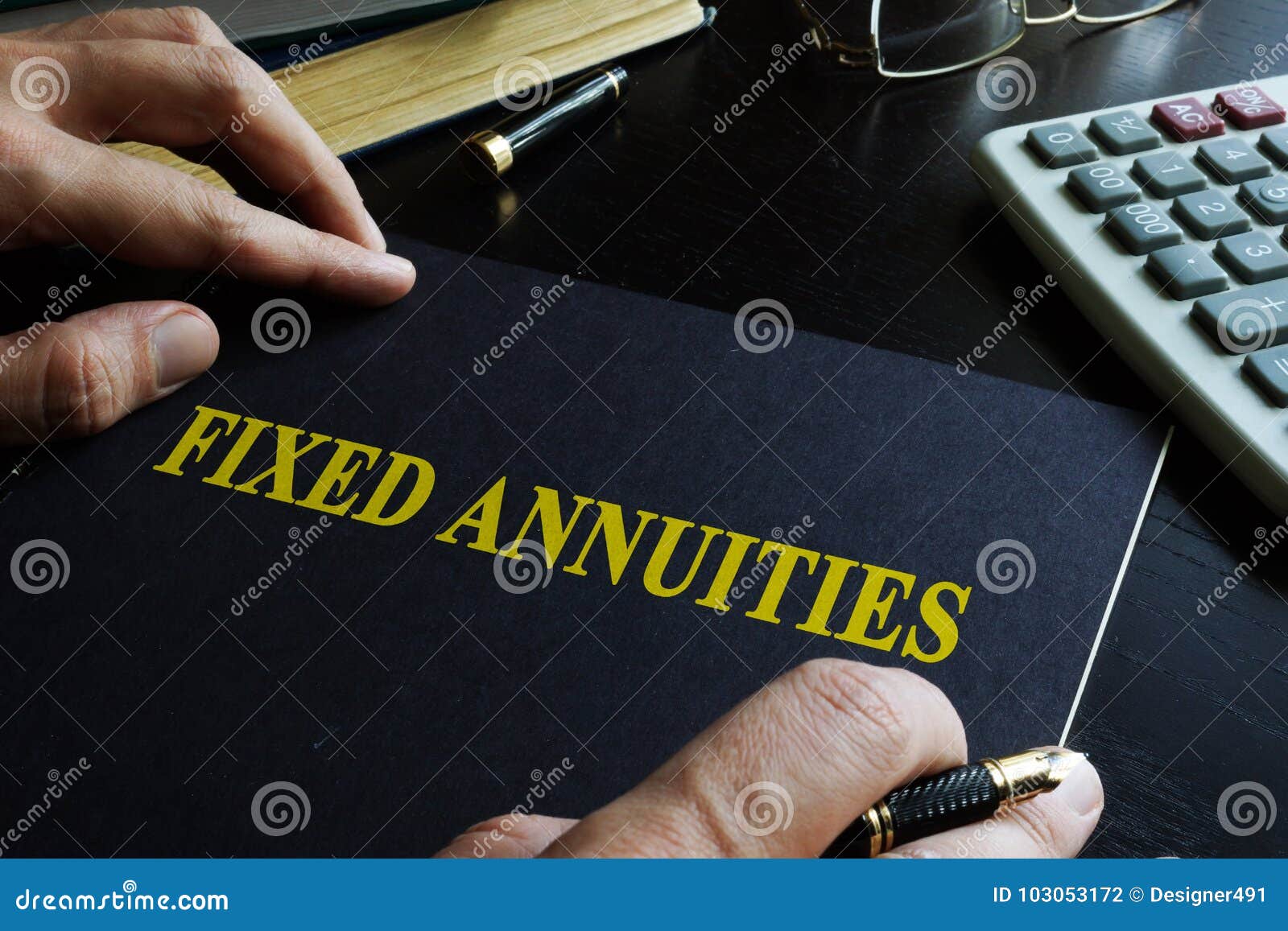 fixed annuities.