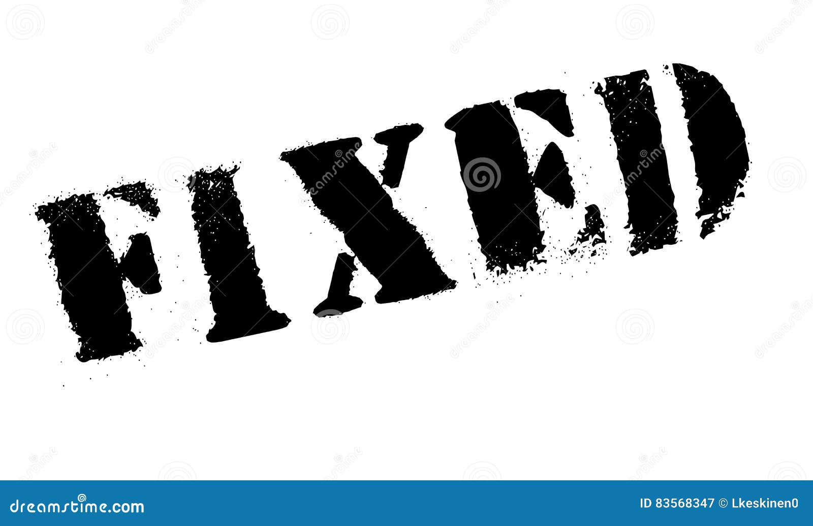 fixed stamp rubber grunge