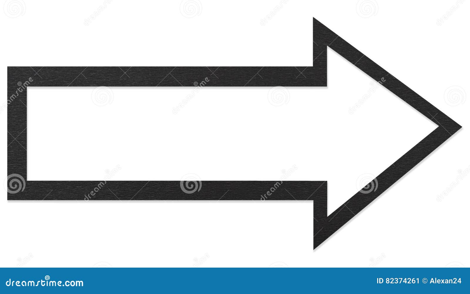 Fleche Noire Image Stock Image Du Noire Fleche 82374261