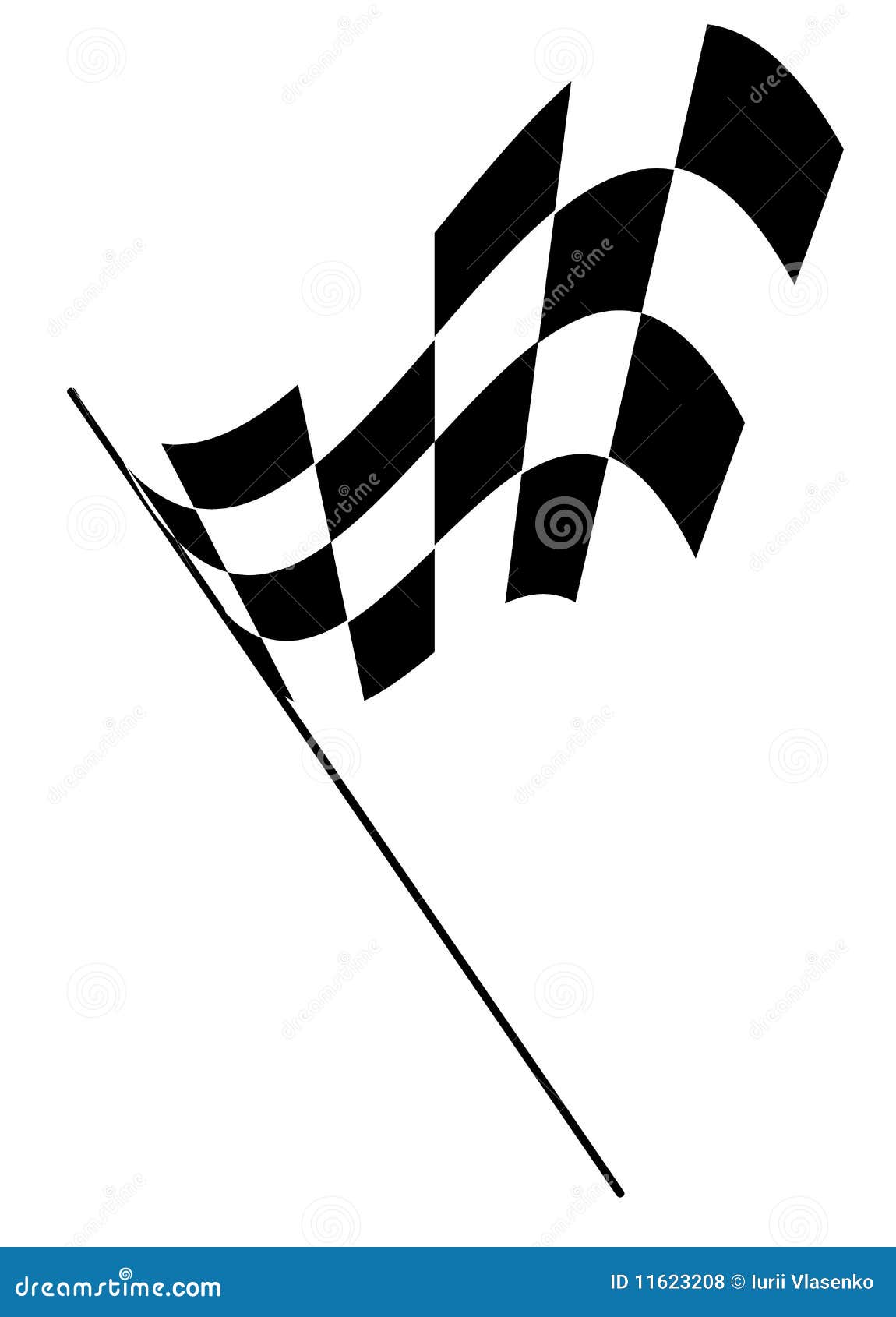 Flag stock illustration. Illustration of first, finishing - 11623208