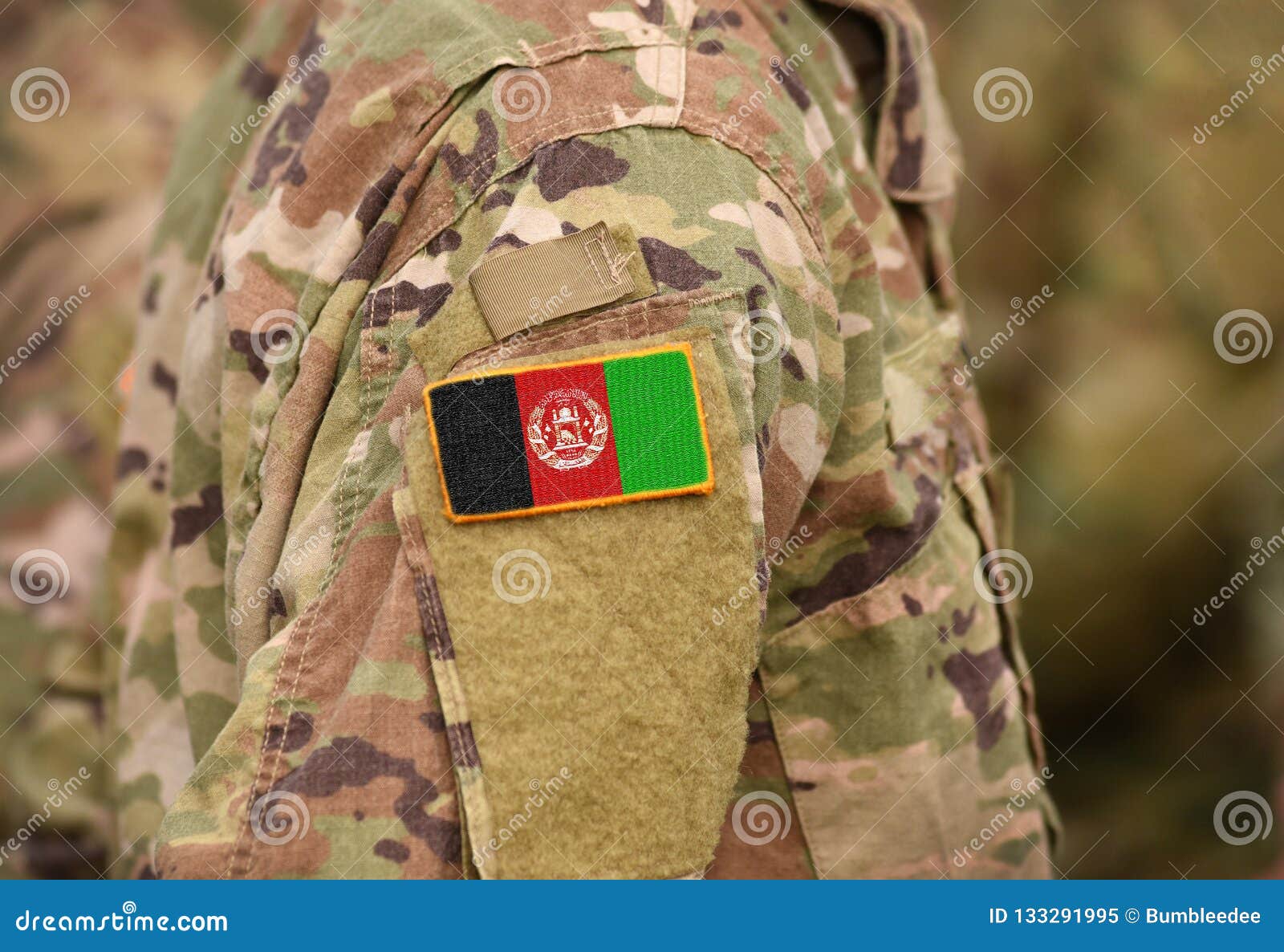 AFG-PAK WAR TROPHY RANGERS SP OPS SSI FLAG Afghanistan National Army 