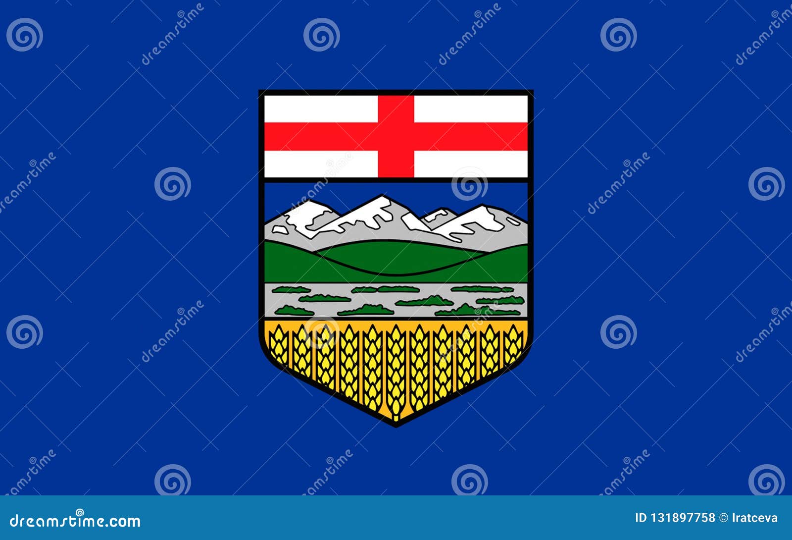 flag of alberta, canada