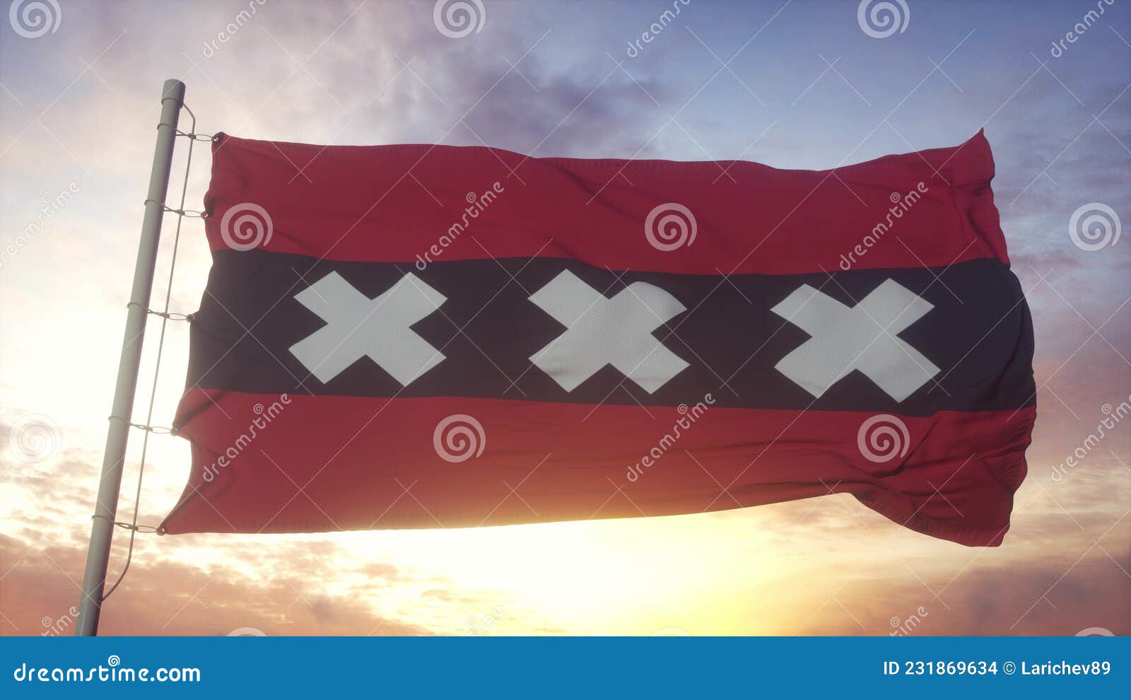 флаг амстердама