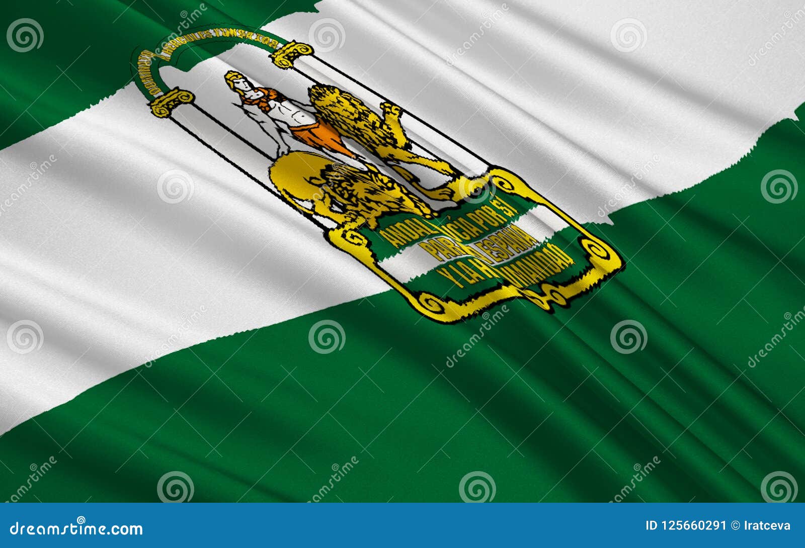 flag of andalusia, spain