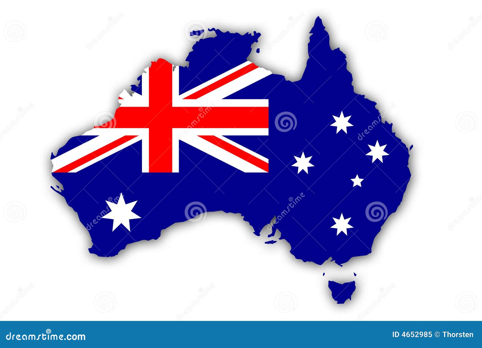 Flag Of Australia Royalty Free Stock Photo Image 4652985