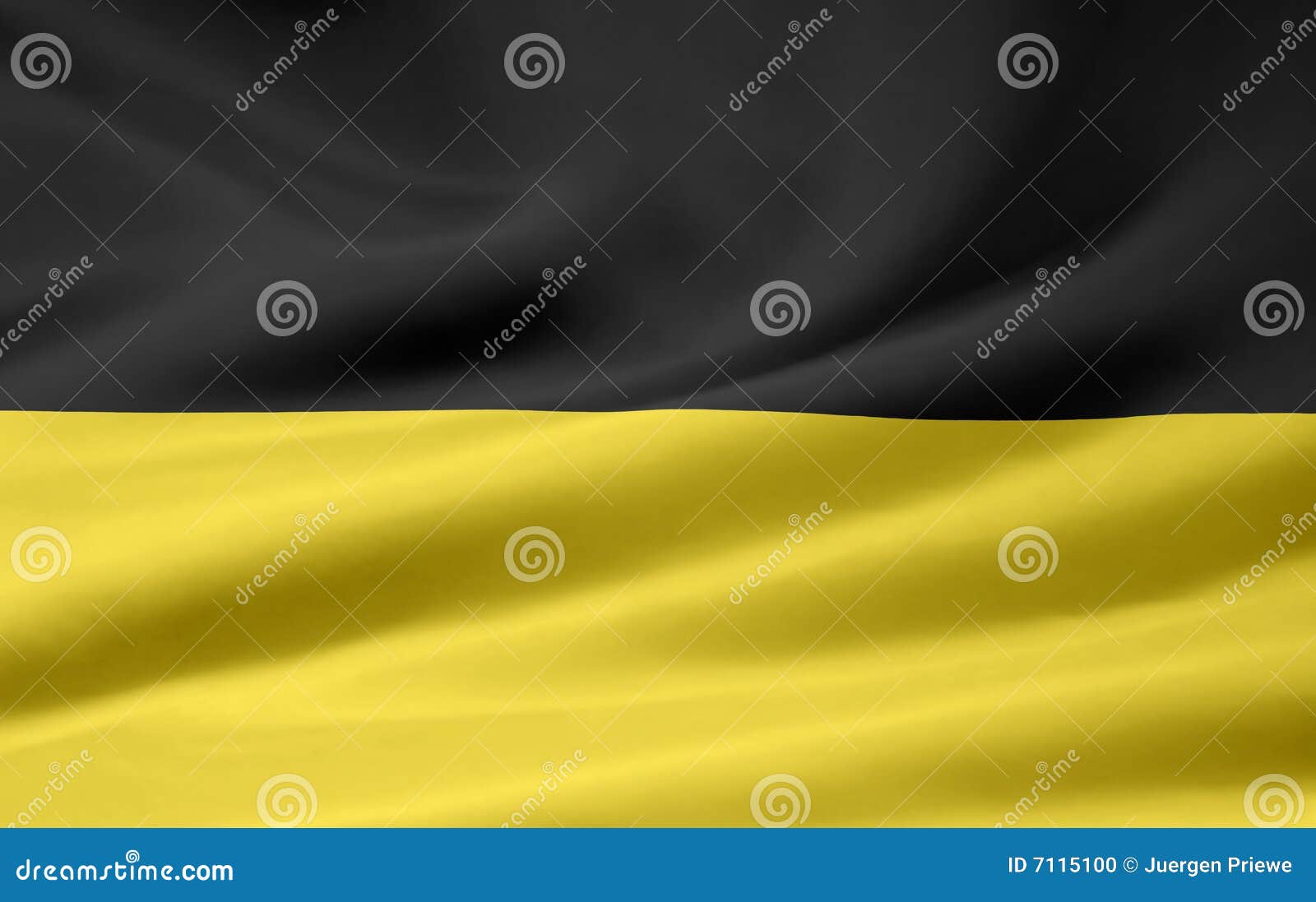 Flag of Baden Wuerttemberg stock illustration. Illustration of ...