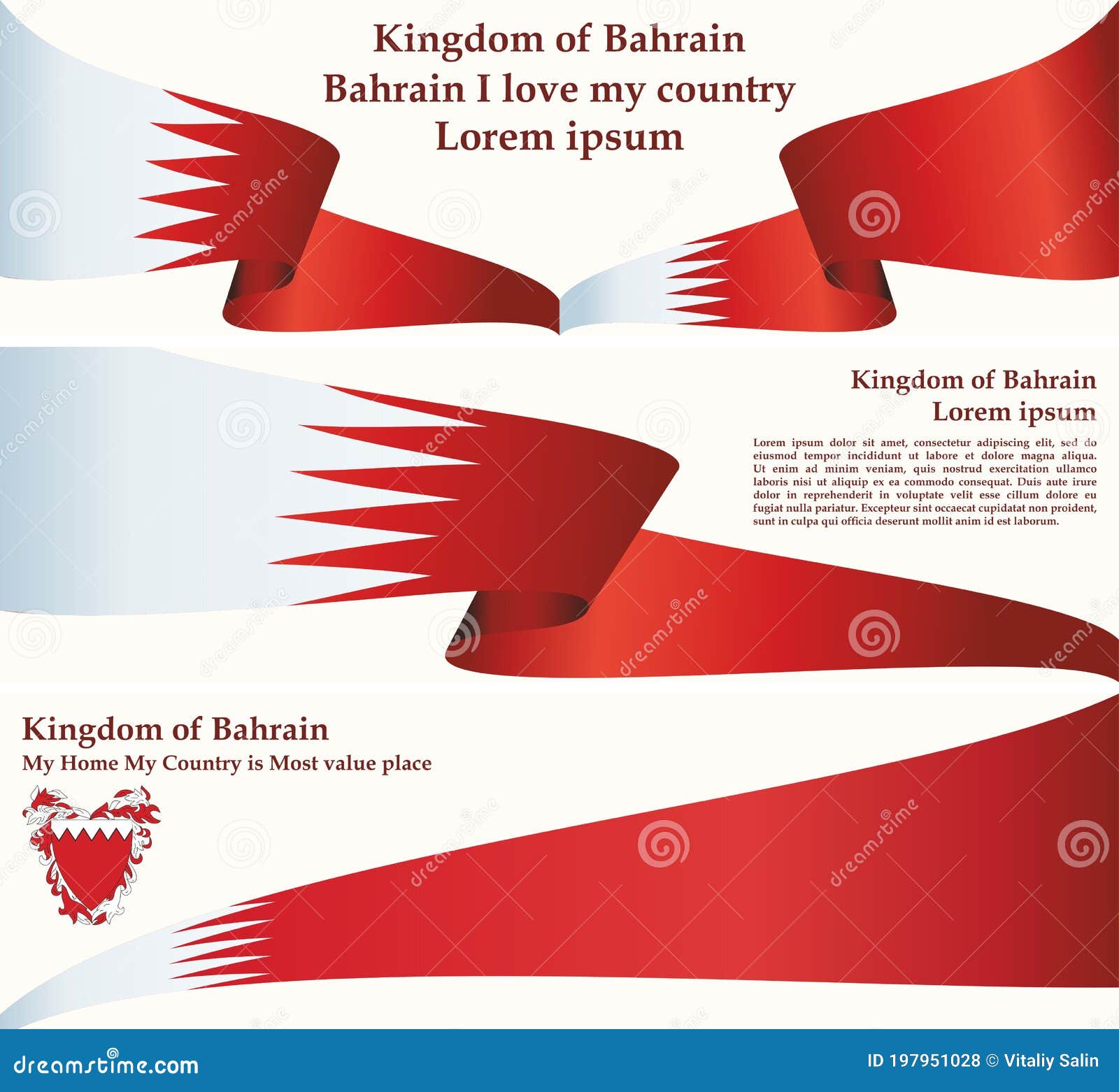 Flag Of Bahrain Kingdom Of Bahrain Vector Illustration Stock Vector flag-of-bahrain-kingdom-of-bahrain-vector-illustration-stock-vector