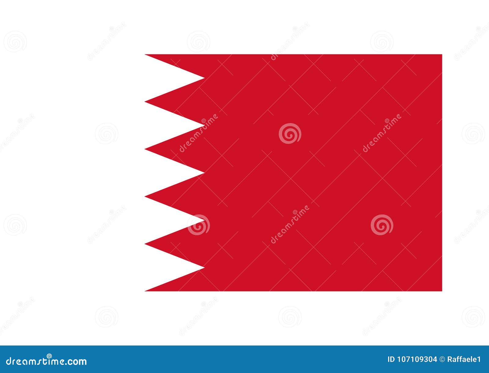 flag of bahrein