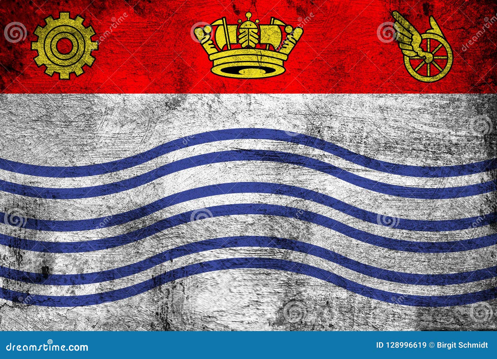 Flag Of Barrie Flag Illustration 128352741