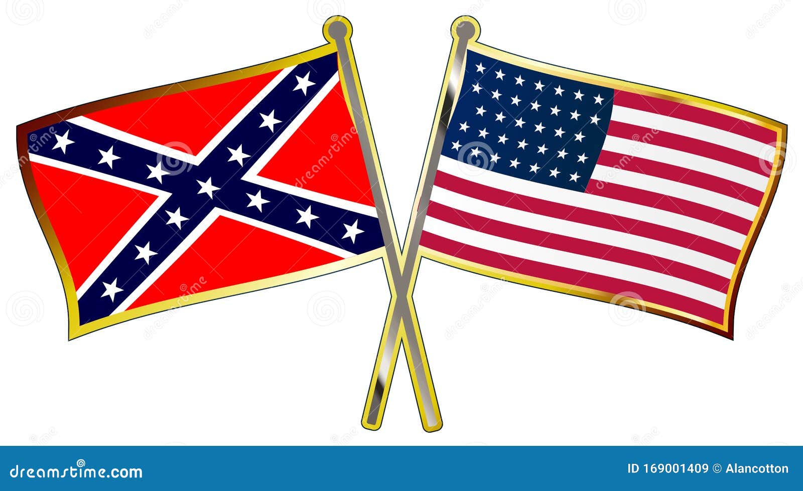 american civil war flags