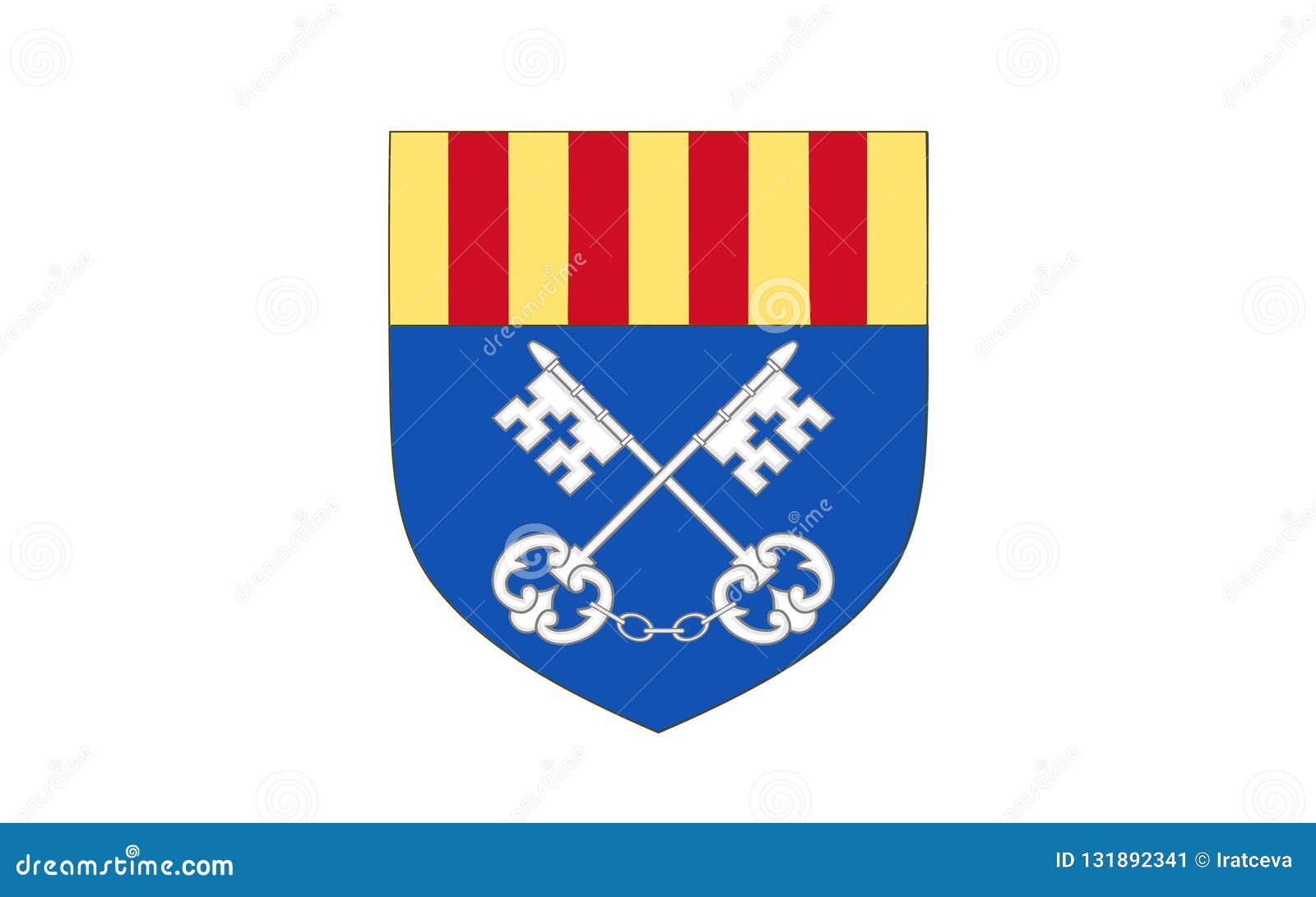 flag of ceret, france