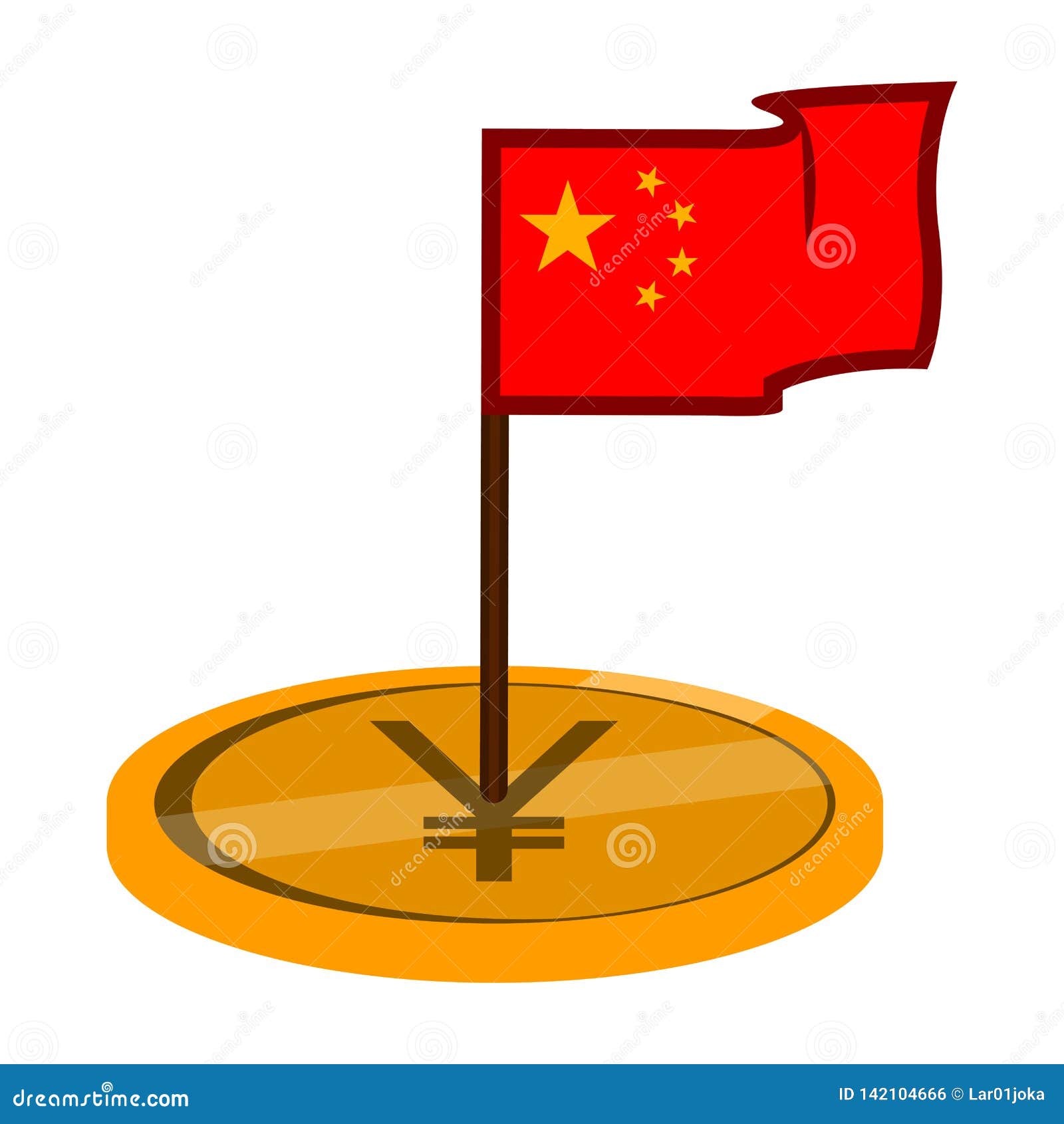 httpsflag china yuan coin vector illustration design flag china yuan coin image142104666