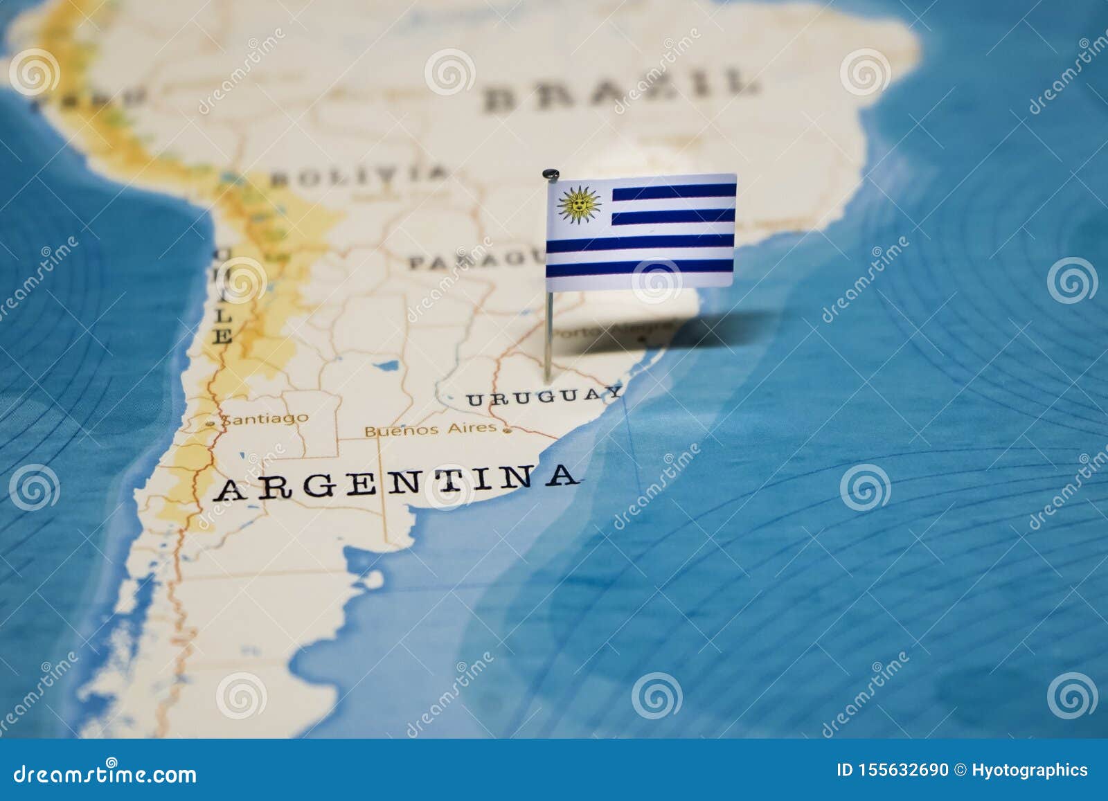 Уругвай столица на карте. Уругвай на карте с флагом. Уругвай на карте. Уругвай географическое положение.