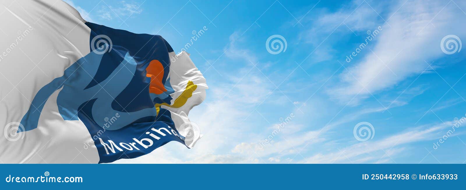 Flag Of Morbihan, France Stock Image | CartoonDealer.com #131893519