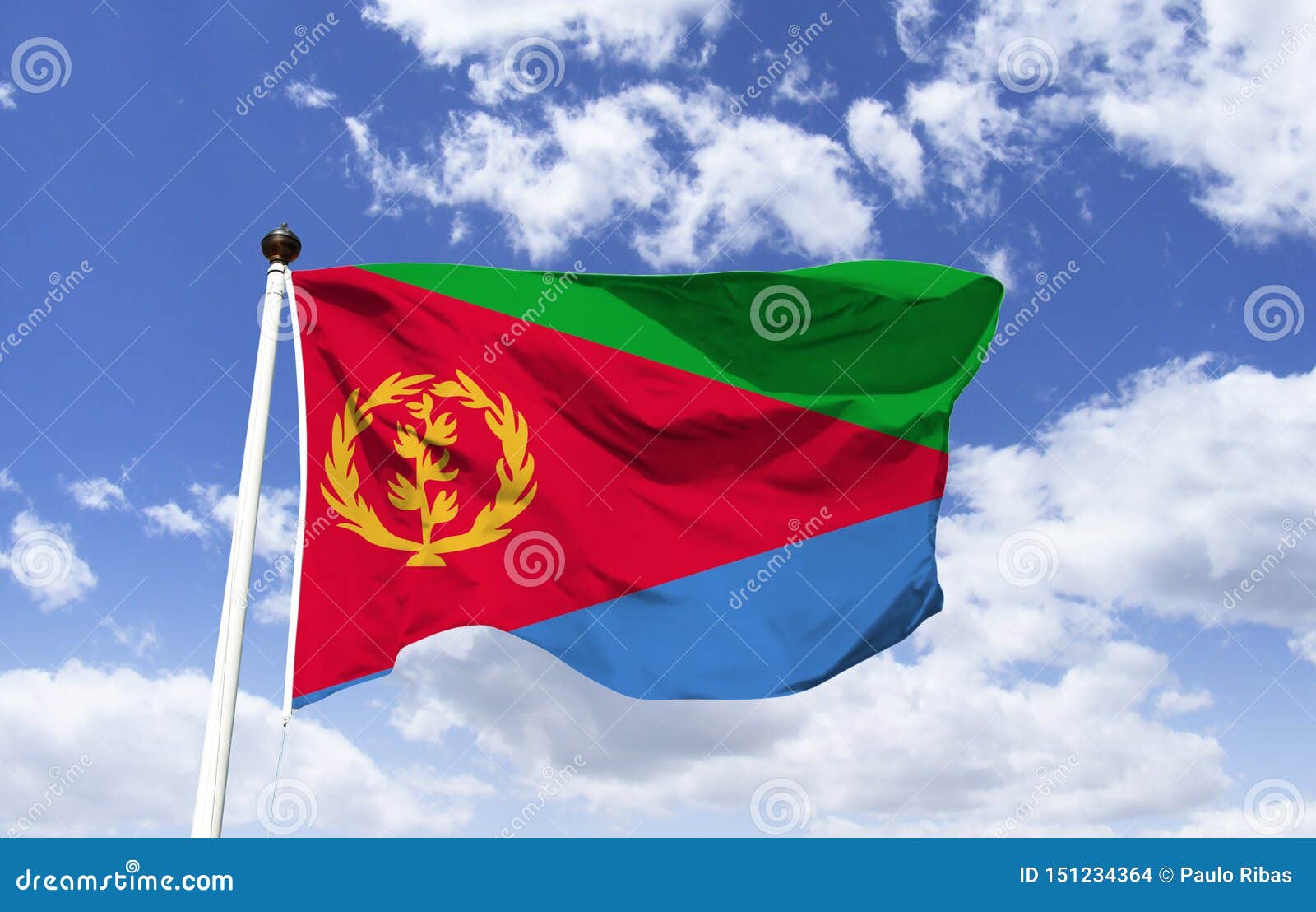 eritrean blue flag