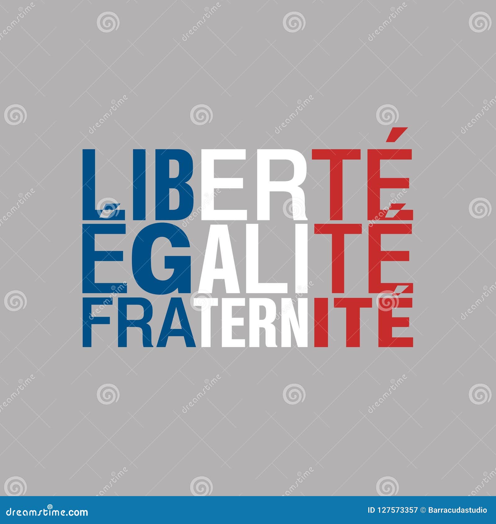Flag of France Typography. French Tricolour. Liberty, Equality ...