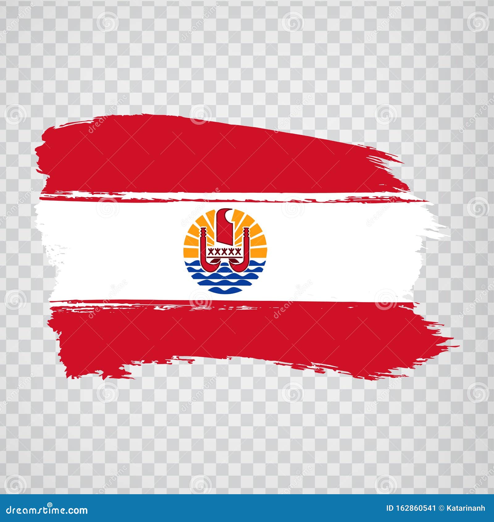 flag french polynesia from brush strokes. flag french polynesia on transparent background for your web site , logo, app, ui.