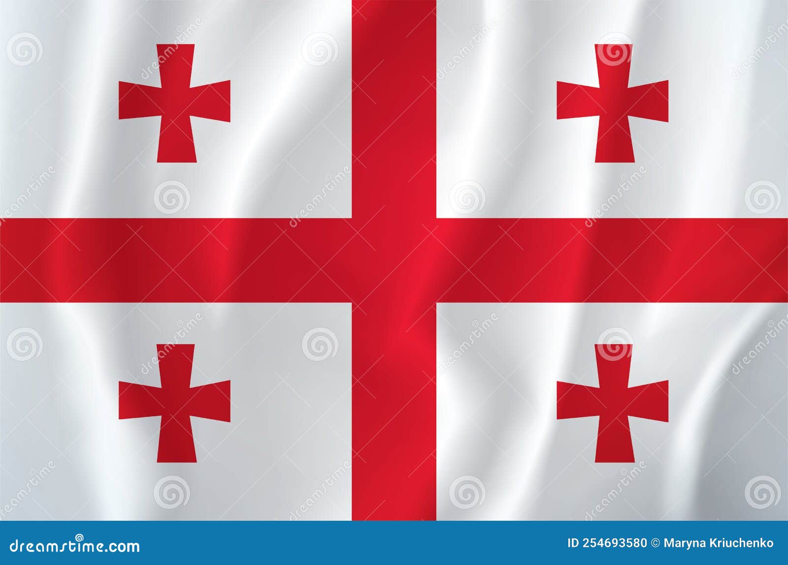 Flag of Vector Drawing Stock Vector Illustration of