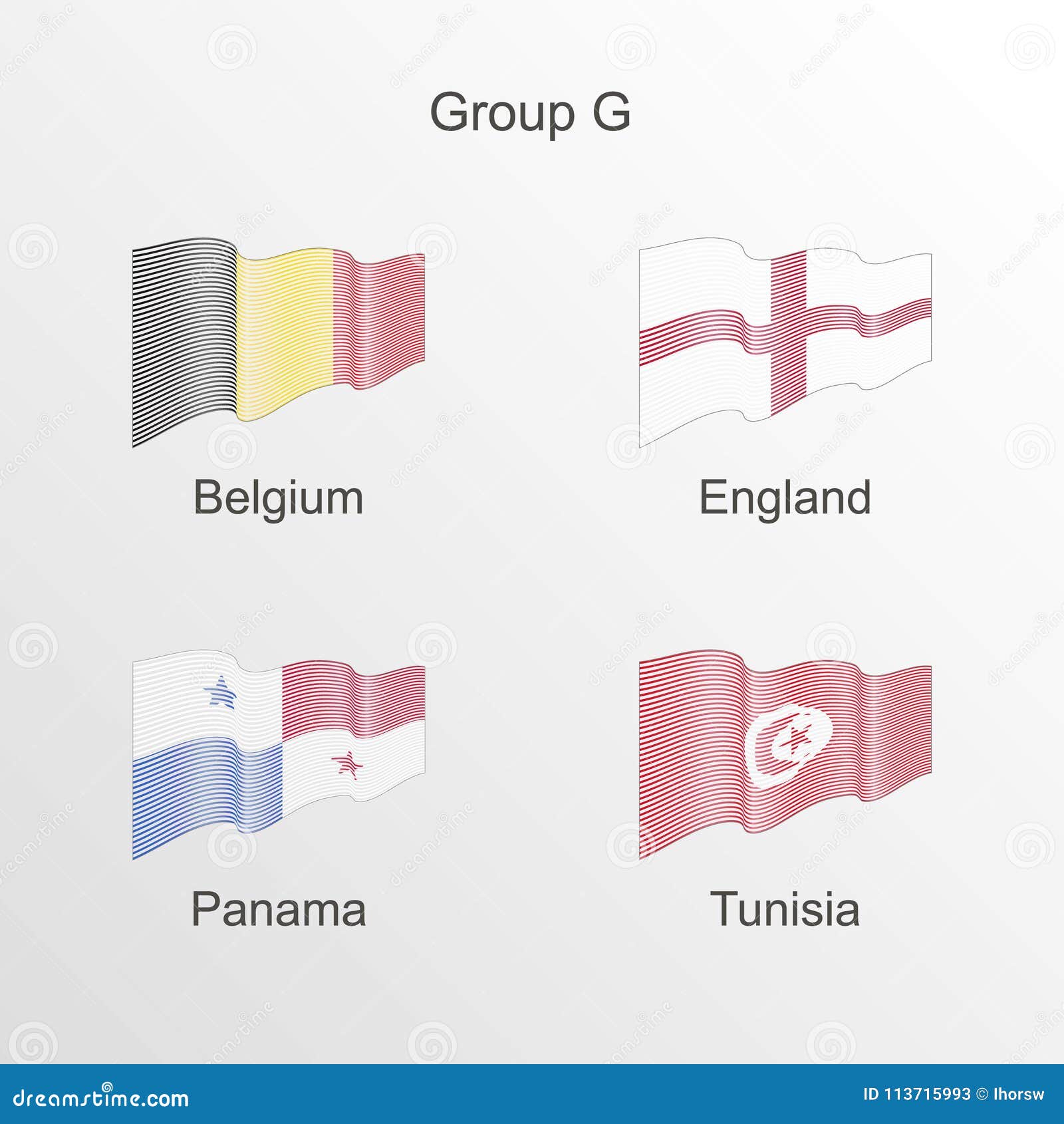 Download Flag Group G Vector. World Football Championship. Stock ...