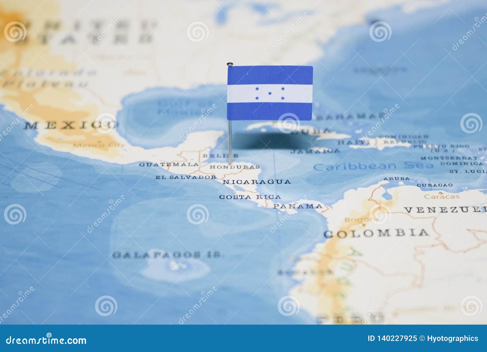 Flag Honduras World Map Flag Honduras World Map 140227925 