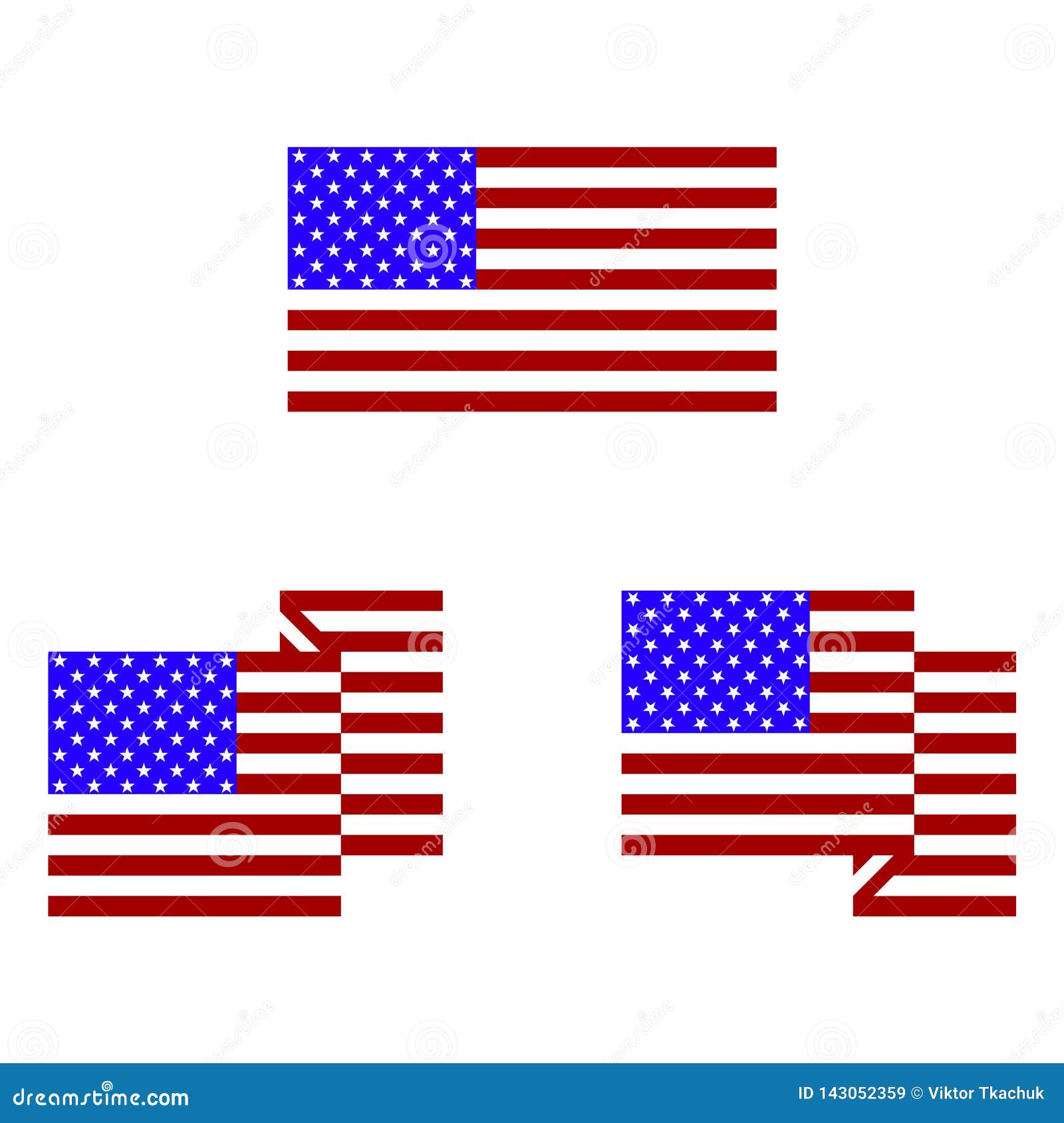 Download Flag Icon Of The United States Colored. Stock Vector ...