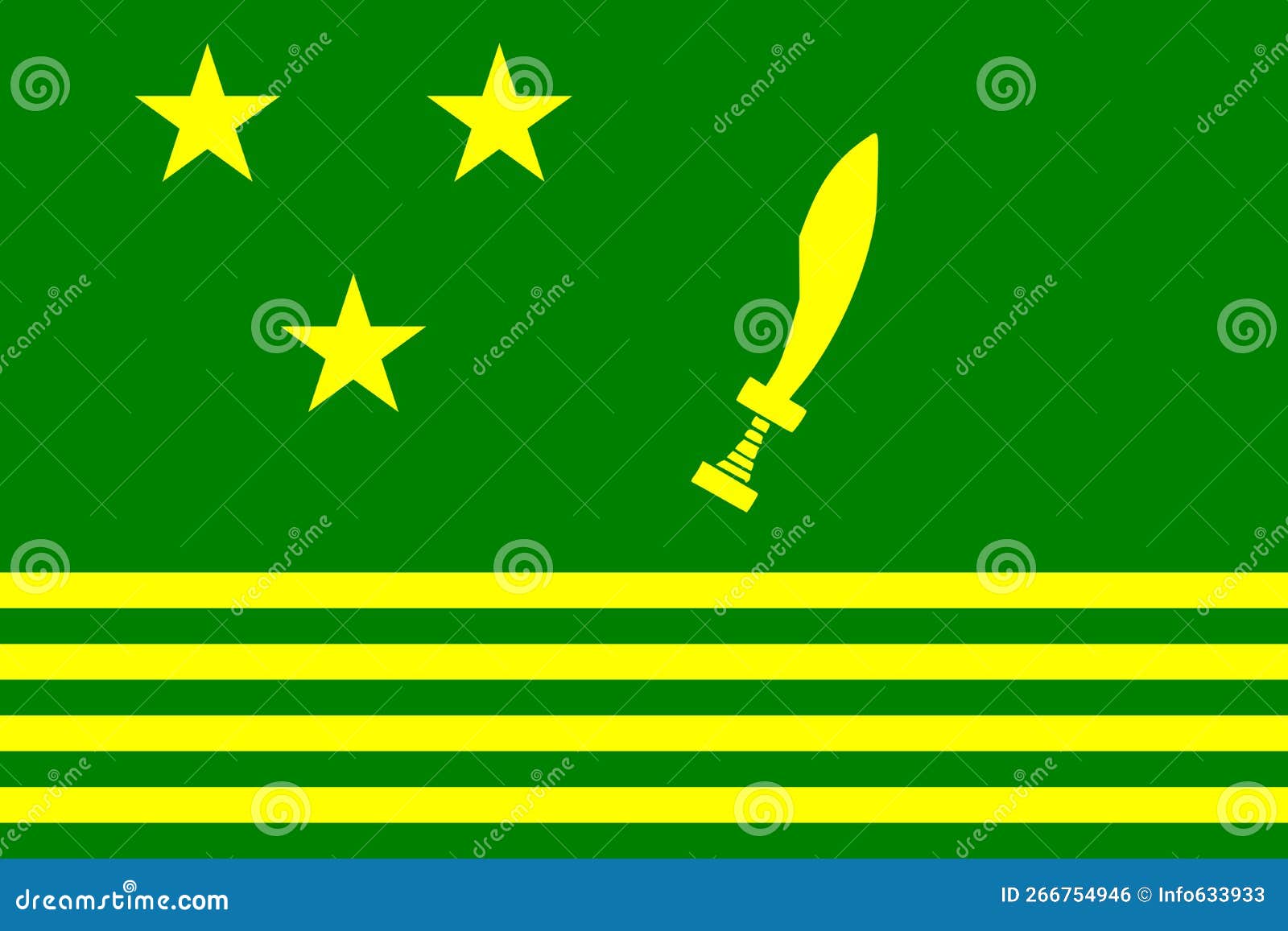 flag of indo aryan peoples indian gorkhas. flag representing ethnic group or culture, regional authorities. no flagpole. plane