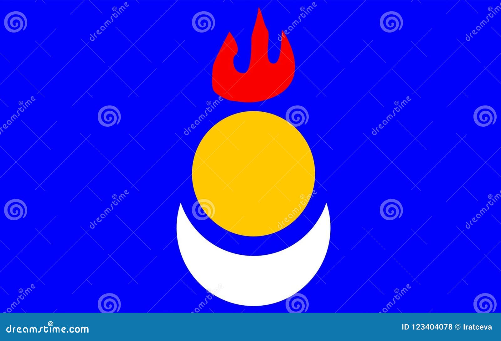 flag of inner mongolia autonomous region in china