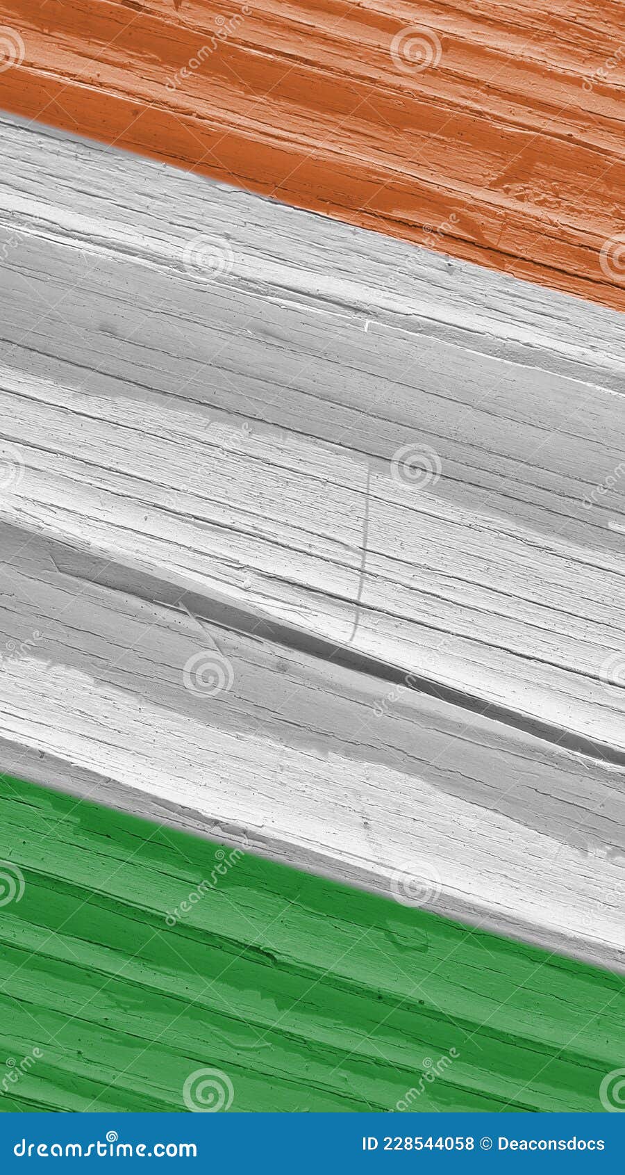 The Flag of Ireland on Dry Wooden Surface, Cracked with Age. Vertical  Background or Mobile Phone Wallpaper with Irish National Stock Photo -  Image of background, phone: 228544058