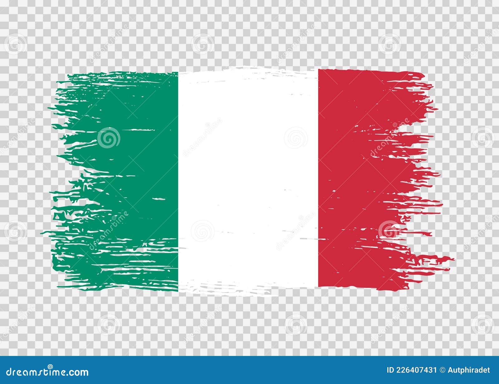 Bandiera Italia Pennellata Tipografia Etichetta Logo Iscrizione Su Fondo  Bianco Fotografia Stock - Immagine di fabbricato, vernice: 217273152