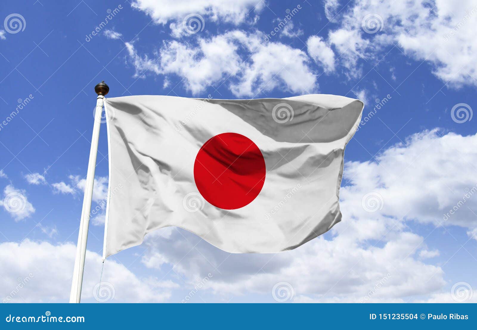 Flag Of Japan Land Of The Rising Sun Stock Photo Image Of Dating Back